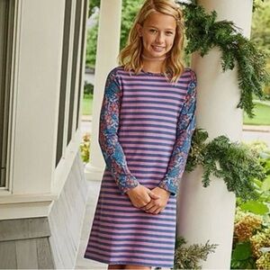 Matilda Jane Blitzen's Ball Dress 435 Choose Your Own Path Floral Striped Sz 12